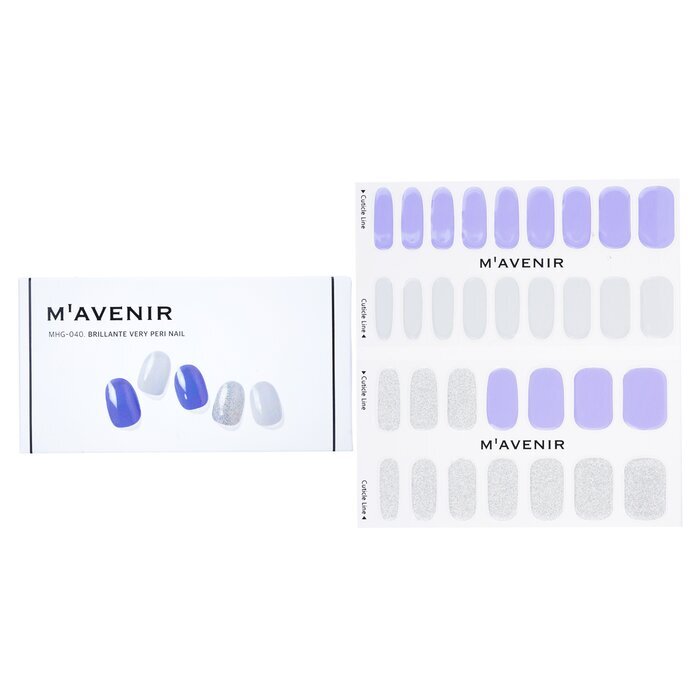 Mavenir Nail Sticker - # Brillante Very Peri Nail 32pcs