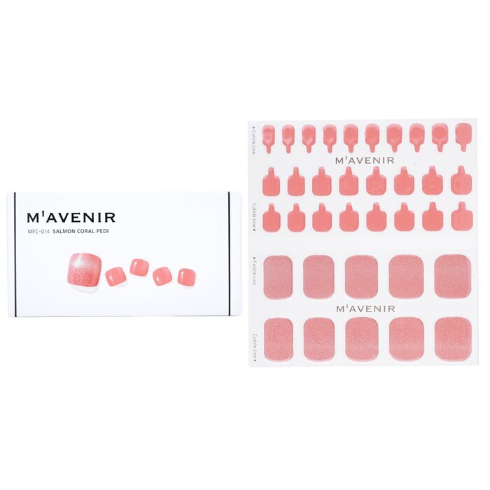 Mavenir Nail Sticker - # Salmon Coral Pedi 36pcs