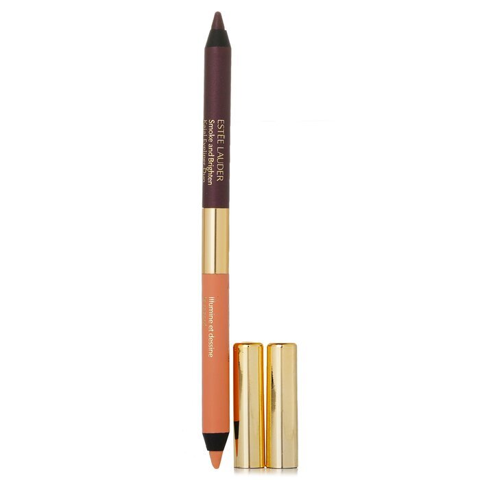 Estee Lauder Lauder Smoke & Brighten Kajal Eyeliner Duo - # 02 Bordeaux / 02 Ivory 5g/0.02oz
