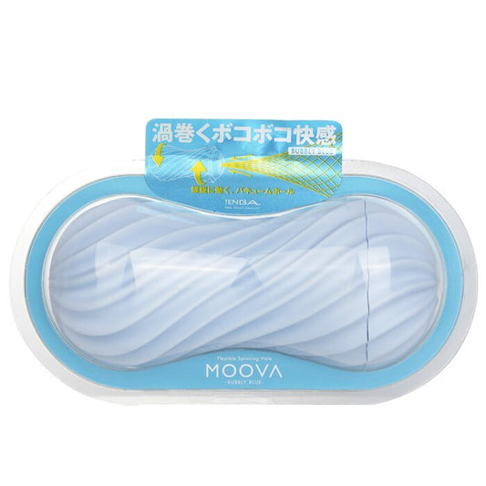 TENGA Moova Flexible Spinning Hole - # Bubbly Blue 1pc