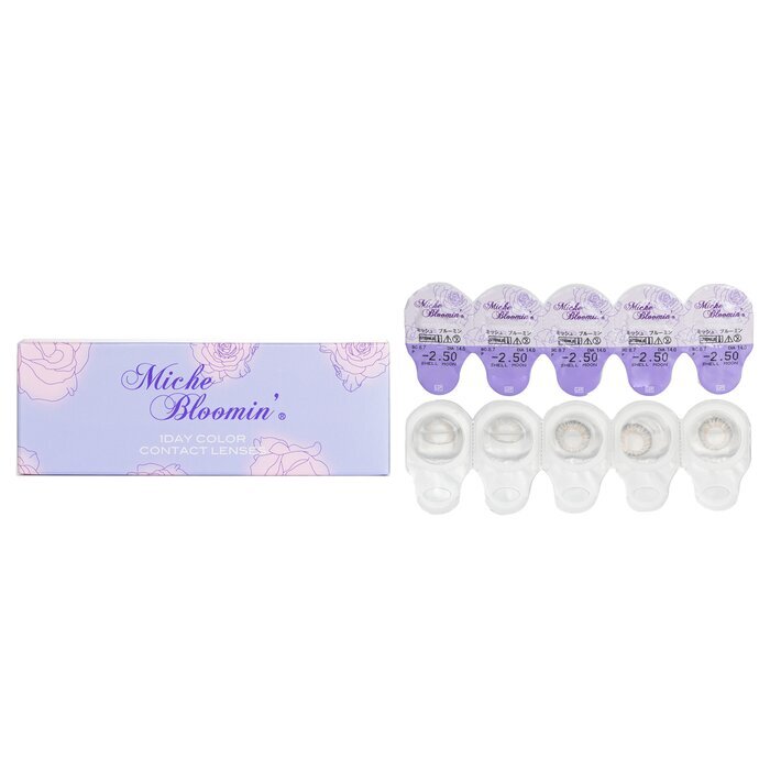 Miche Bloomin' Quarter Veil 1 Day Color Contact Lenses (106 Shell Moon) - - 2.50 10pcs