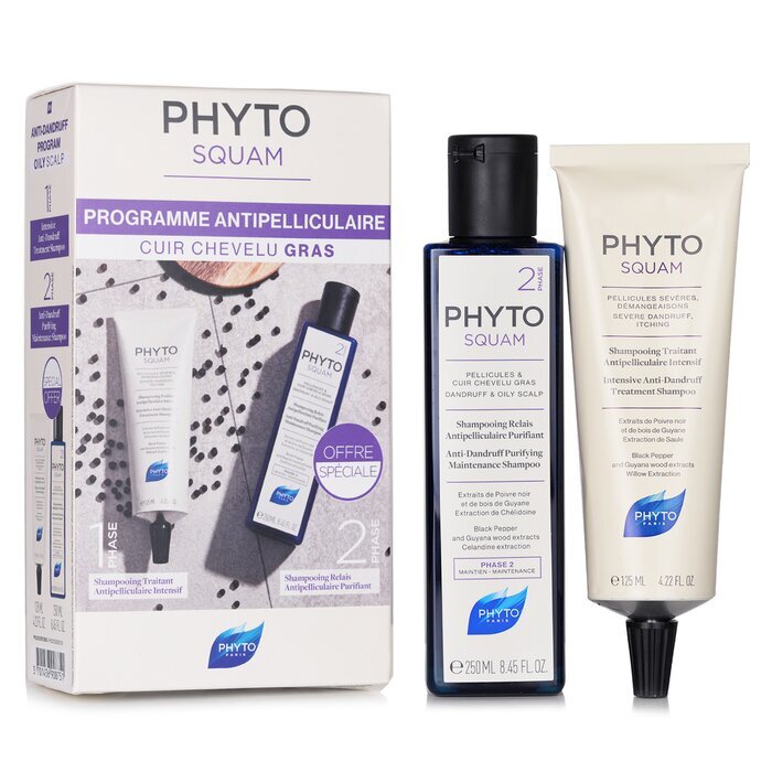 Phytosquam Kit: Intensive Shampoo 125ml/4.22oz + Purfiying Shampoo 250ml/8.45oz 2pcs