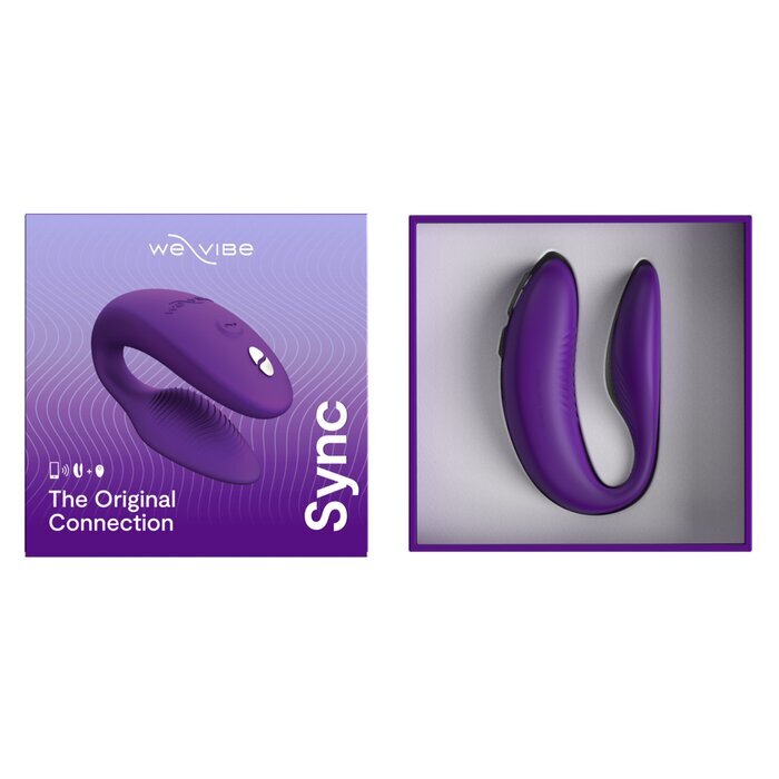 WE-VIBE Sync 2 Couples Vibrator - # Purple 1pc
