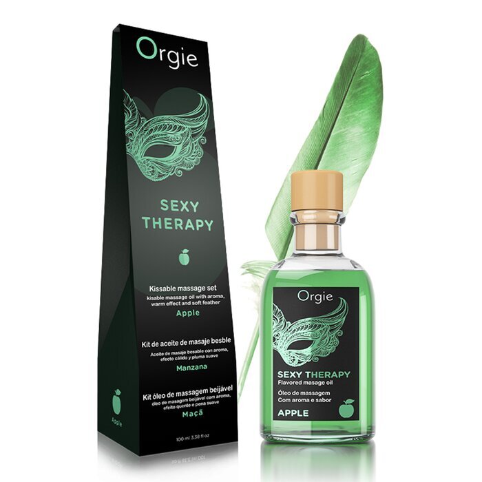 ORGIE Lips Massage Kit  Apple Kissable Massage Oil 100ml/3.38oz