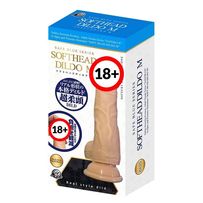 A-One Softhead Dildo Super Soft Simulation Matrix Massage Stick 1 pc