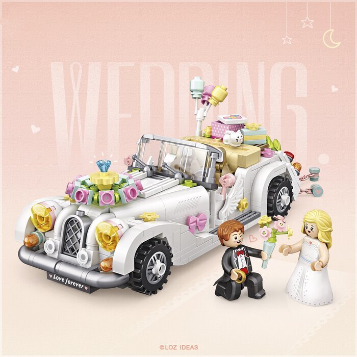LOZ Creator - Wedding Car 15 x 20 x 8cm