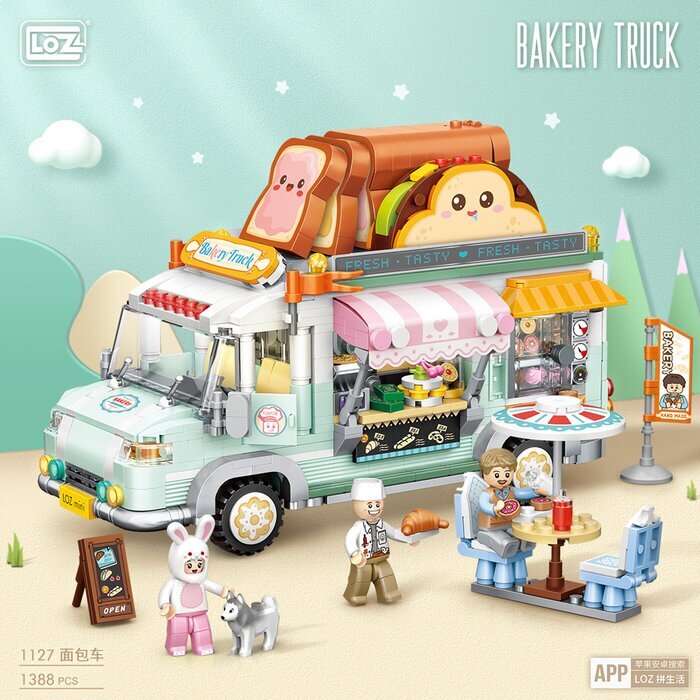 LOZ Creator - Bread Van 40 x 28 x 5cm