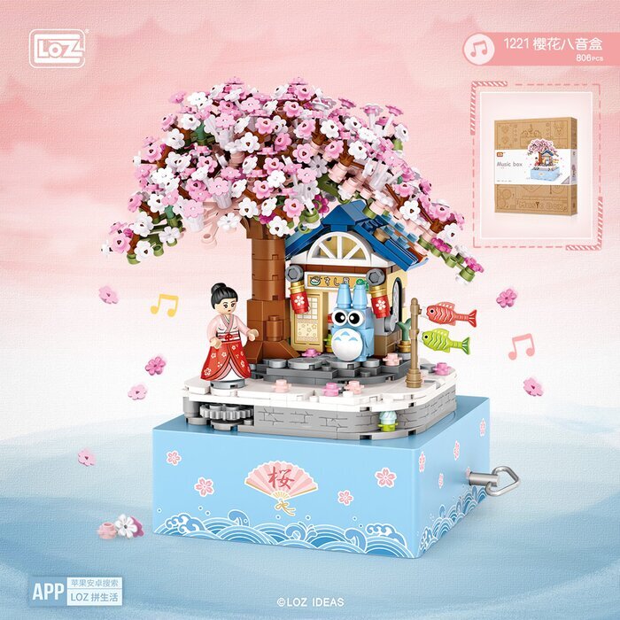 LOZ Mini Blocks - Sakura Music Box 23x27x56 cm