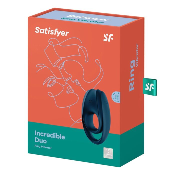 Satisfyer Incredible Duo Vibrating Cock Ring 1pc