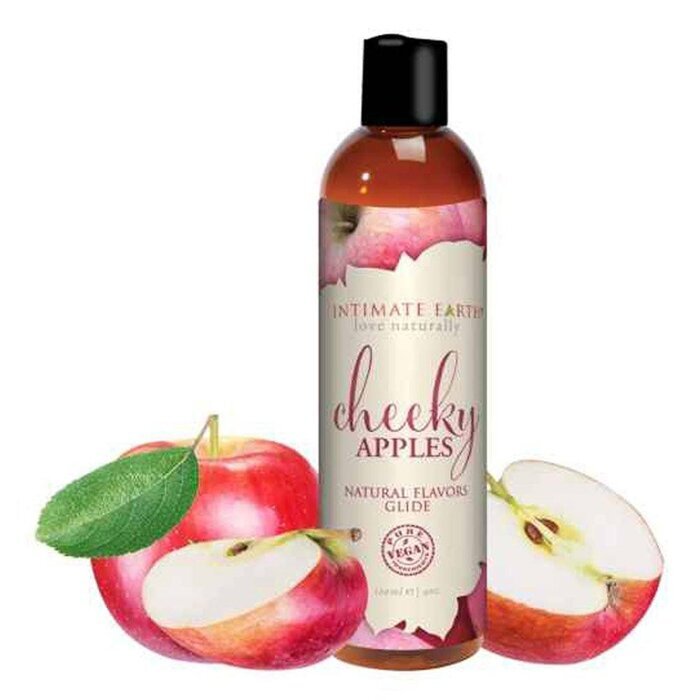 Intimate earth Natural Flavors Glide - Cheeky Apple 120ml / 4oz