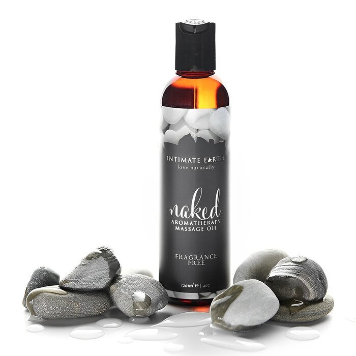 Intimate earth Naked Massage Oil - Fragrance Free 120ml / 4oz
