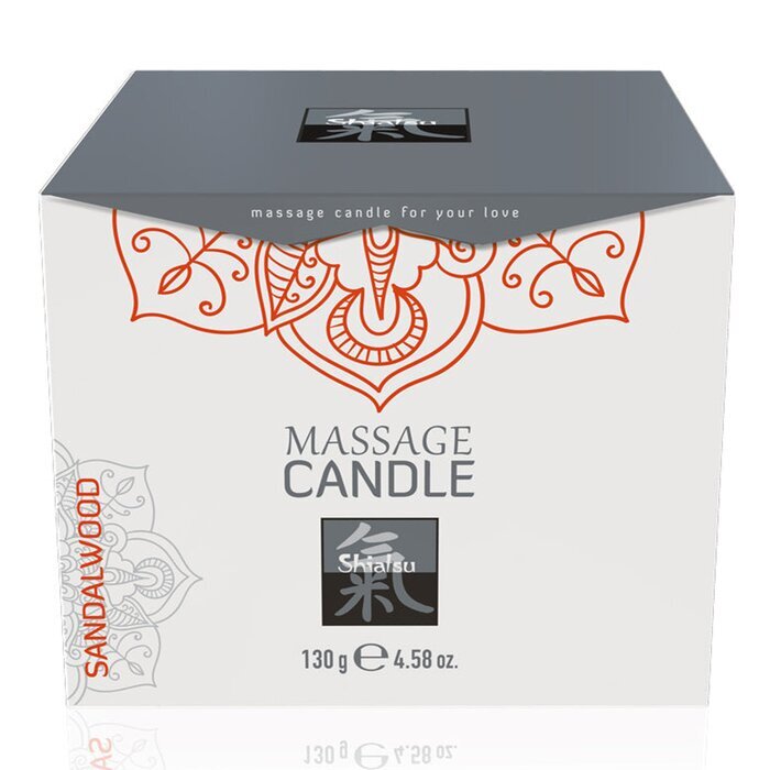 SHIATSU Massage Candle - Sandalwood 130g / 4.58oz