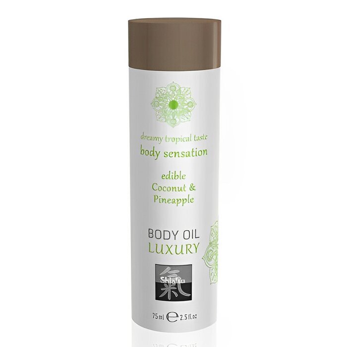 SHIATSU Luxury Body Oil Edible - Coconut & Pineapple 75ml / 2.5oz