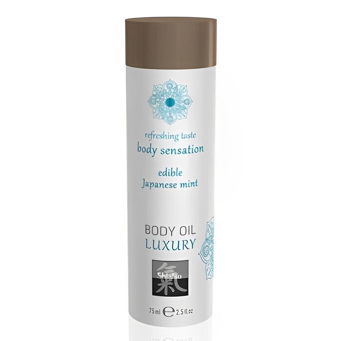 SHIATSU Luxury Body Oil Edible - Japanese Mint 75ml / 2.5oz