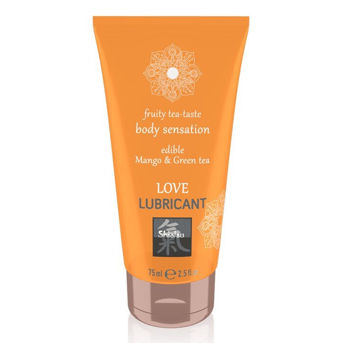 SHIATSU Love Lubricant Edible - Mango & Green Tea 75ml / 2.5oz
