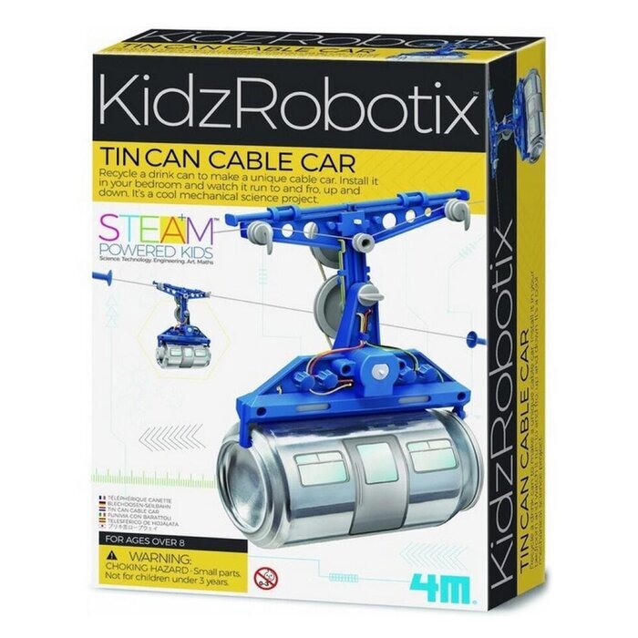4M KidzRobotix/Tin Can Cable Car 39x17x25mm