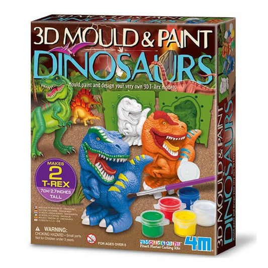 4M 3D Mould & Paint/Dinosaur 32x19x22mm