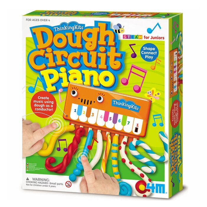 4M Thinking Kits/Dough Circuit Piano 35x28x25mm