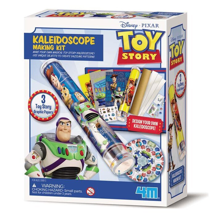 4M Disney/Pixar Toystory/Kaleidoscope Making Kit 37x18x22.5mm