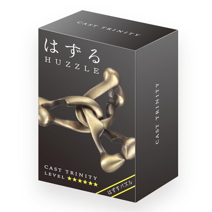 Broadway Toys Hanayama | Trinity  Hanayama Metal Brainteaser Puzzle Mensa Rated Level 6 75*119*45 mm