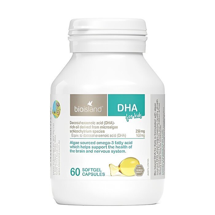 Bioisland DHA Kids - 60 capsules 60pcs
