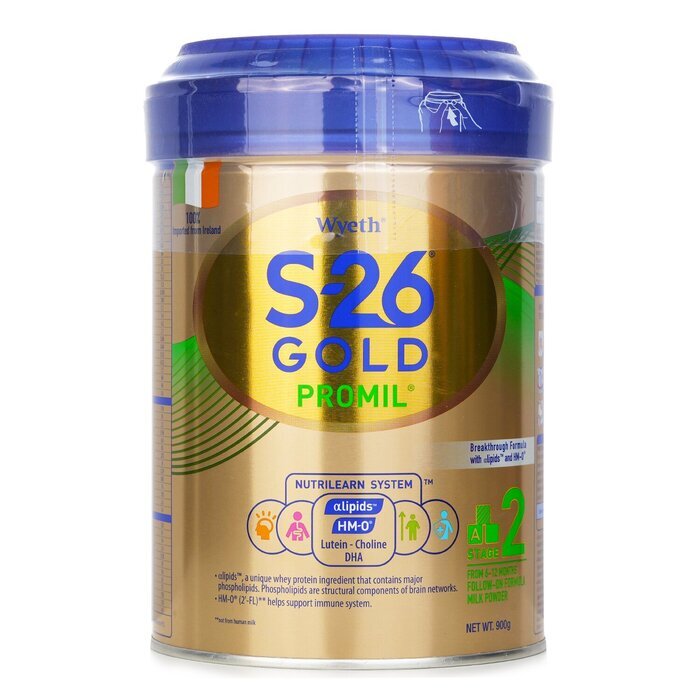 Wyeth S-26® Gold Milk Powder No. 2 - 900g 900g