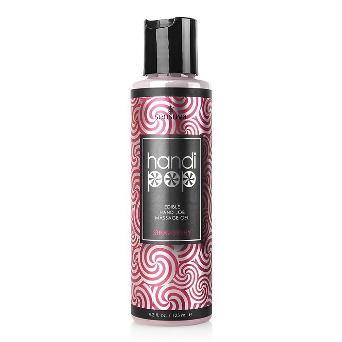 Sensuva Handipop Hand Job Massage Gel - Strawberry 125ml / 4.2oz