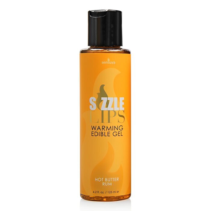Sensuva Sizzle Lips Warming Edible Gel - Hot Butter Rum 125ml / 4.2oz