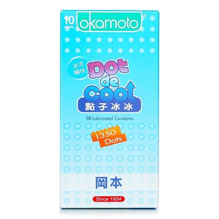Okamoto Dot de Cool Condom 10pcs 10pcs/box