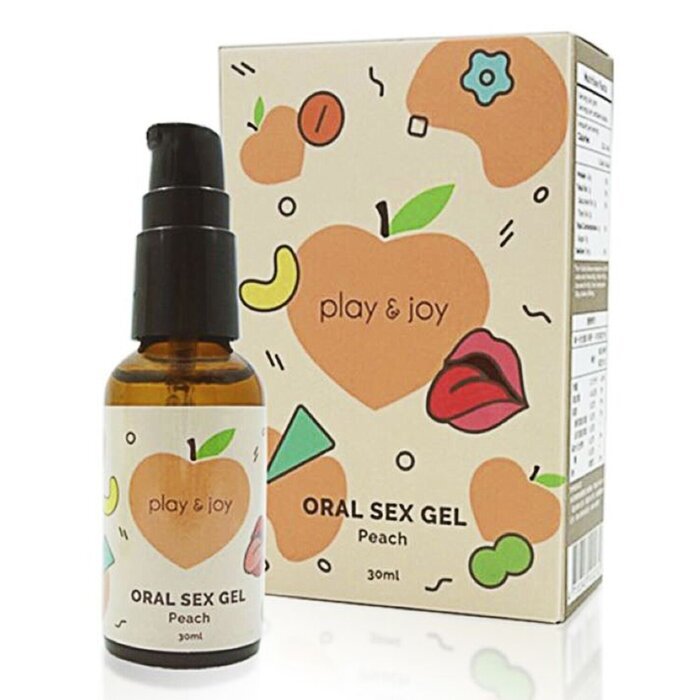 PLAY & JOY Oral Sex Gel 30ml - Peach 30ml