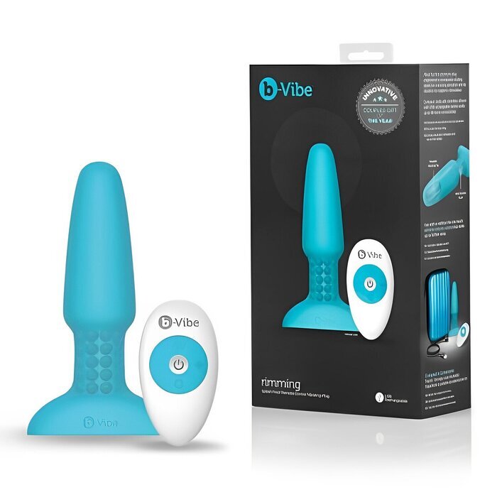 B-vibe Rimming Anal Plug - # Teal 1 pc