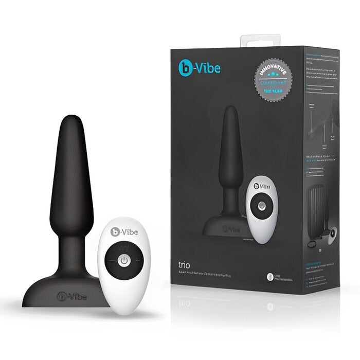 B-vibe Trio Anal Plug  - # Black 1 pc