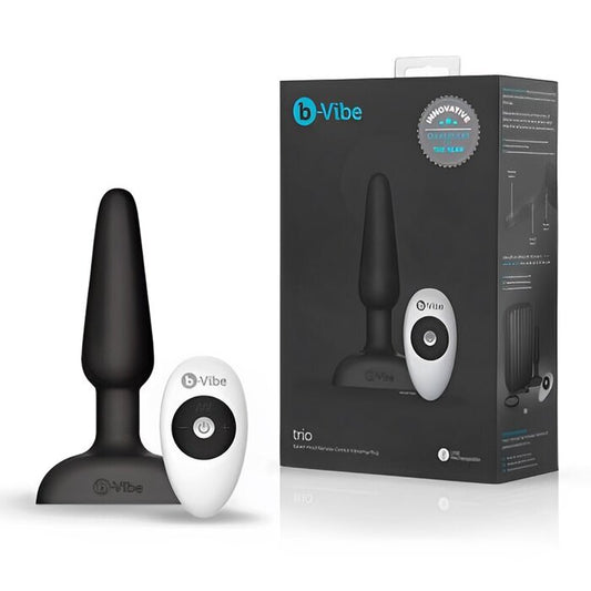 B-vibe Trio Anal Plug  - # Black 1 pc