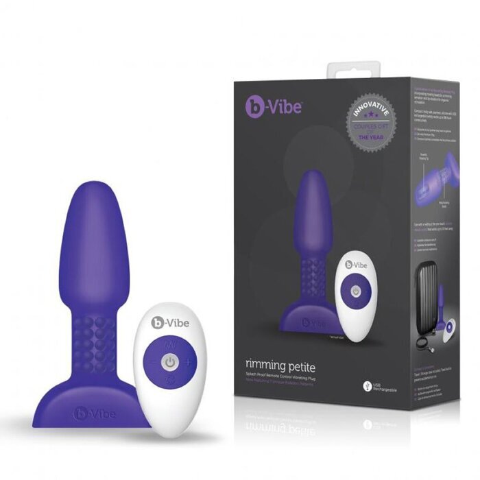 B-vibe Rimming Anal Petite - # Purple 1 pc