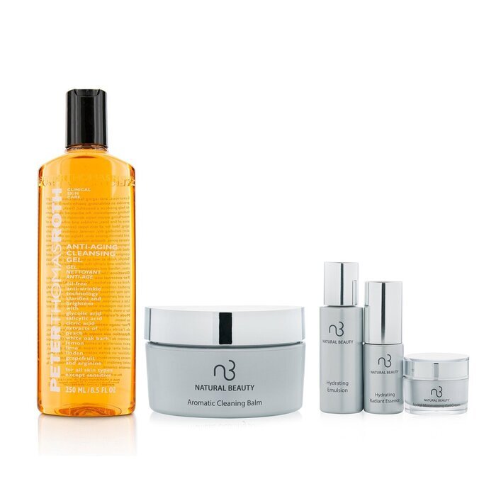Natural Beauty Hydrating Series Travel Set 3pc + Aromatic 85g + Peter Thomas Roth 250ml(Exp. Date: 11/2024) 5pcs