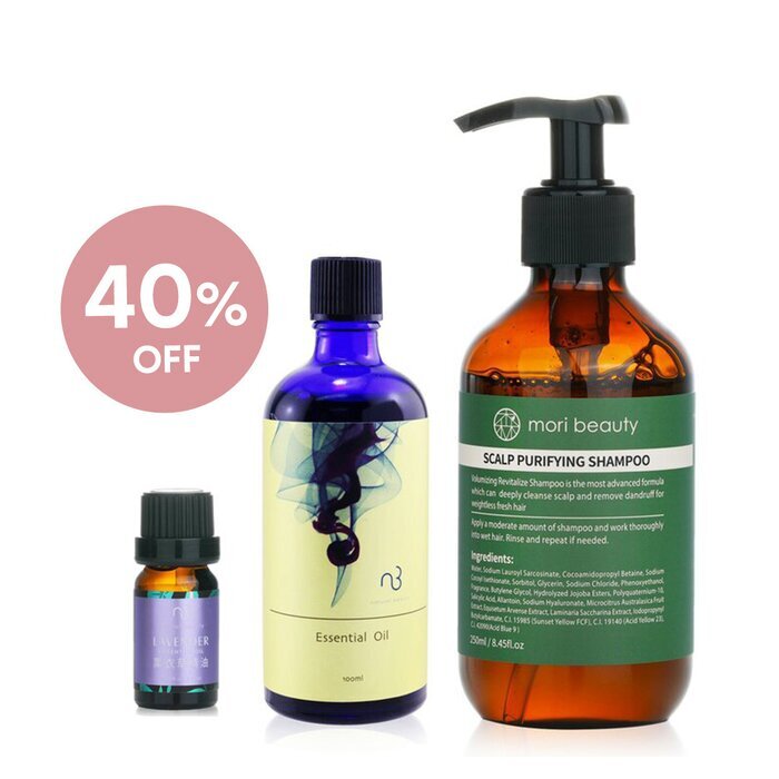 Natural Beauty Essential Oil Body Care Bundle 3pcs