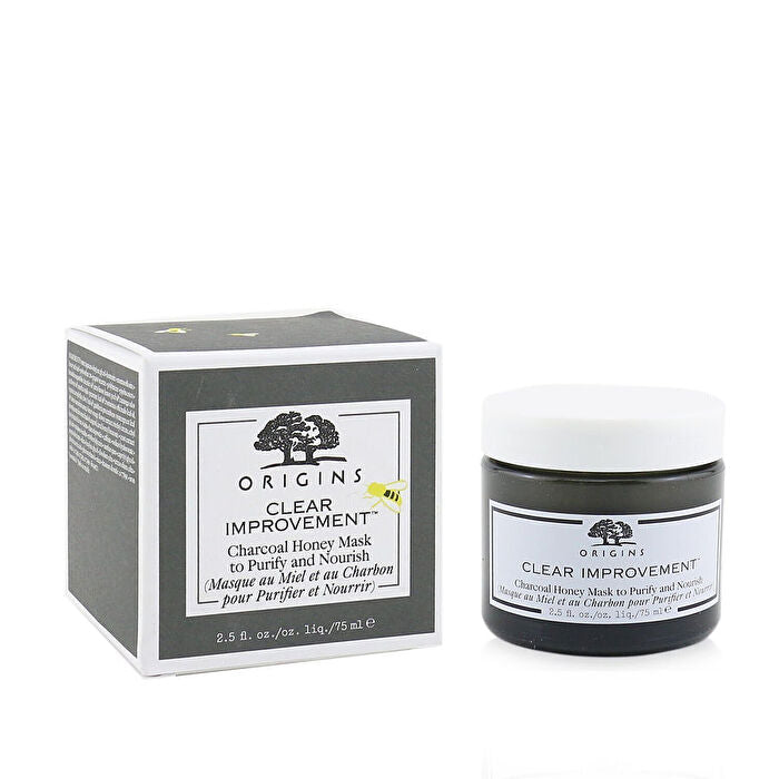 Origins Clear Improvement Charcoal Honey Mask To Purify & Nourish 75ml/2.5oz