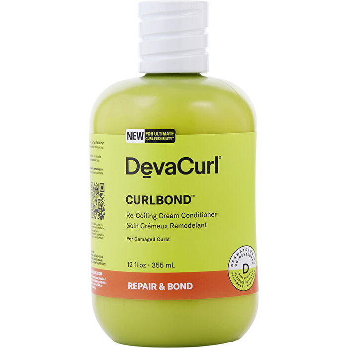 DevaCurl CurlBond Re-Coiling Cream Conditioner - For Damaged Curls 355ml/12oz
